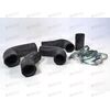 Патрубок радиатора 3302 (406) EPDM с хомутами LUZAR