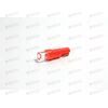 Лампа с/диод 12В W1 2W/T5/W2.0x4.6d конус красный 1 LED Auto-GUR