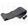 Оплетка на руль 37-39 см (M) для перетяжки руля BLACK экокожа AUTOP