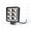 Фара с/диод 144W/SQ-WL квадратные 10,5см*10,5см (13447) AV