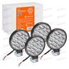Фара с/диод круглая  14 LED направленный свет 14W (83х83х22) 12V (4 шт) STANDART AIRLINE