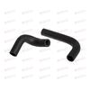 Патрубок отопителя 2101 EPDM (2шт) LUZAR