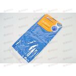Салфетка (микрофибра) (35х40) двухсторонняя синяя AIRLINE