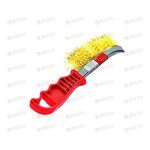 Щетка по металлу (рифленая проволока) Intertool