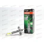 Лампа галоген 12В H1 55 Ватт P14 5s + 30% All Season желтая OSRAM