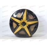 Колпаки R-15 NHL Super Black GOLD (2 шт) STAR