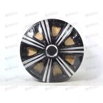 Колпаки R-14 DTM PRO Chrom Super Black (2 шт) STAR