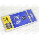Лампа 12В 5 Ватт (б/цоколя) W5W (блистер 2шт.) Goodyear