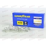 Лампа 12В 5 Ватт (б/цоколя) W5W (уп 10шт) Goodyear