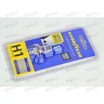 Лампа галоген 12В H1 55 Ватт Super White 4200K (на блистер) Goodyear