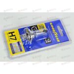 Лампа галоген 12В H7 55 Ватт PX26d Long Life +2LIFE (на блистер) Goodyear