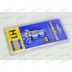 Лампа галоген 12В H1 55 Ватт UV фильтр (на блистере) Goodyear