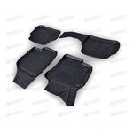 Коврики салона VOLKSWAGEN TIGUAN (07-16) крепеж. выс. борт, полимер. черн. 3D AIRLINE