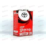 Масло ДВС TOYOTA 0W20 MOTOR OIL SP 4 л ж/б