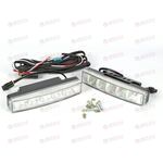Дневные ходовые огни c автомат.затемнением, БЕЛЫЙ (SMD:2x5 шт),12/24V,мощность:2x5W) Nord Yada