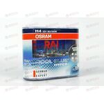 Лампа галоген 12В H4 60/55 Ватт P43t-38 +50% COOL BLUE HYPER+ 5000K (пласт/кор 2 шт) OSRAM