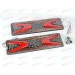 Фонарь задний универсальный 12-24V W0006 (2 шт) AV