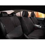 Накидки на сидение (полный комплект) SOKOL PLUS черный/красный CARFASHION