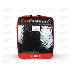 Накидки на сидение (полный комплект) CUBE лен черный CARFASHION