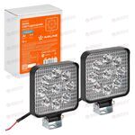 Фара с/диод квадратная 9 LED направленный свет 9W (83х83х22) 12V (2 шт) STANDART AIRLINE