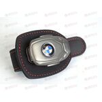 Держатель для очков BMW крепление на козырек черный замша AV