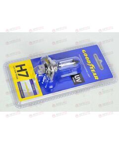 Лампа галоген 12В H7 55 Ватт PX26d UV фильтр (на блистер) Goodyear