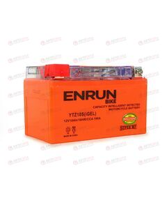АКБ ENRUN MOTO 12V/10Ah (L+) (MF) (I-GEL) (пт 190) (YTZ10S) (150x87x94) (1шт, уп.8 шт)