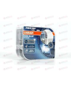 Лампа галоген 12В HB3 60 Ватт P20d (пласт/кор 2 шт) COOL BLUE OSRAM