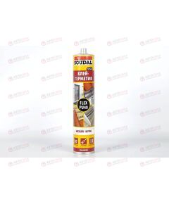 Герметик полиуретановый черный Flex PU40 300 мл SOUDAL