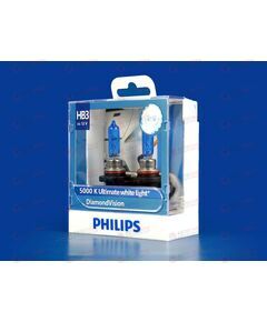 Лампа галоген 12В HB3/9005 60 Ватт P20d DIAMOND VISION 5000K (пласт/кор 2 шт) Philips