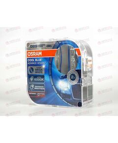 Лампа ксенон D2S 35W P32d-2 XENARC COOL BLUE ADVANCE 6000K (пласт/кор 2 шт) OSRAM