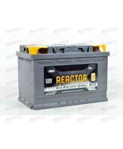 АКБ 75VL REACTOR (R+) (0) (пт 820)(278х175х190) 2025 год