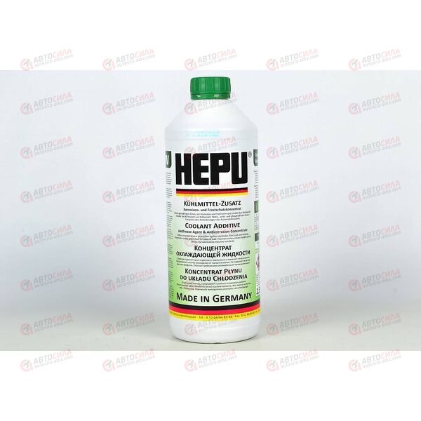 Антифриз концентрат 1,5 л (зеленый) G11 Hepu