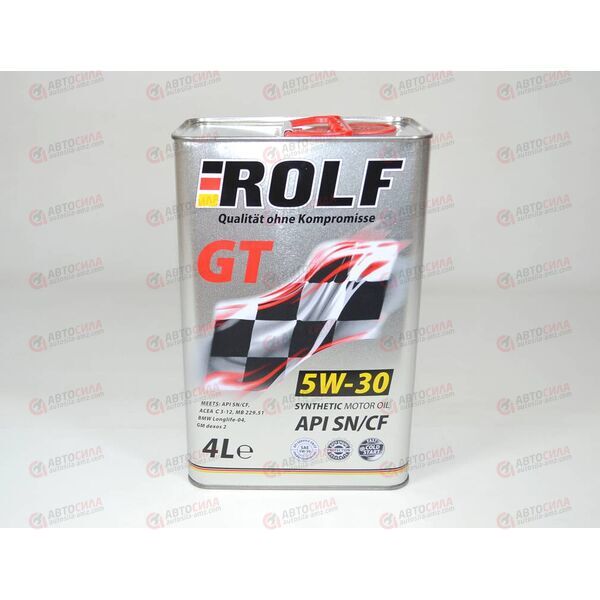 Масло ДВС ROLF 5W30 SN/CF GT 4 л (4 шт), Емкость: 4 л, изображение 2