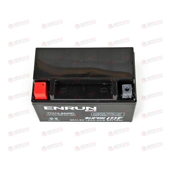 АКБ ENRUN MOTO 12V/7Ah (L+) (MF) (AGM) (пт 105) (YTX7A-BS) (150x87x94) (1шт, уп.8 шт), изображение 3