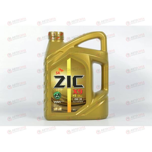 Масло ДВС ZIC 0W30 X9 FE 4 л, изображение 2