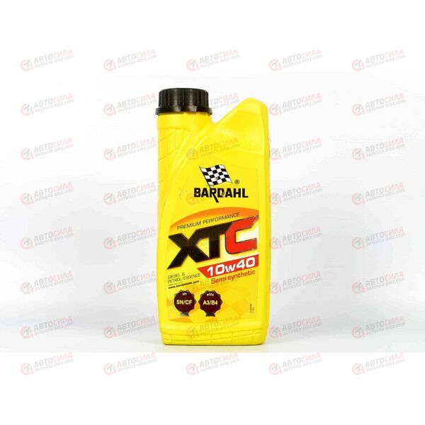 Масло ДВС Bardahl 10W40 SN/CF XTC 1 л, Емкость: 1 л., изображение 2