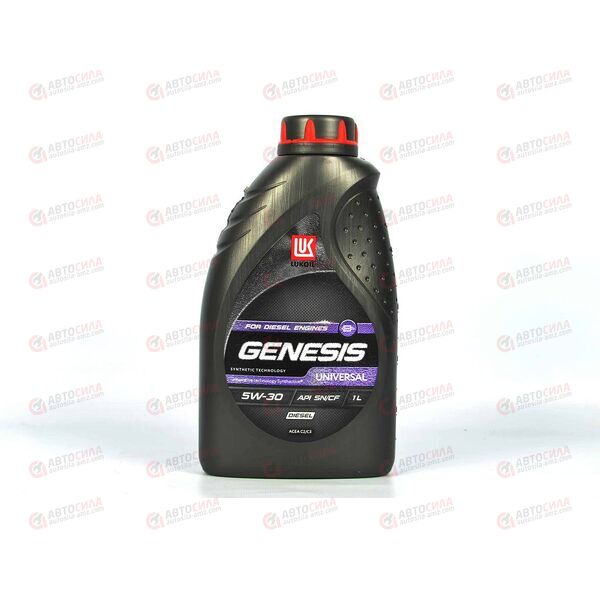 Масло ДВС Лукойл 5W30 SN/CF Genesis Universal Diesel 1 л, изображение 2