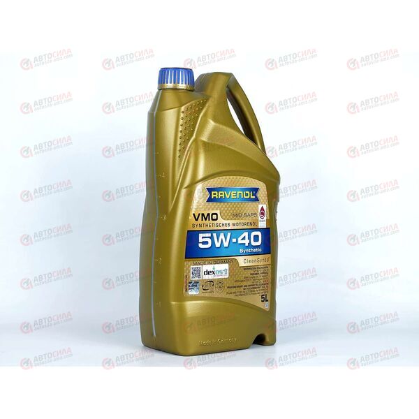Масло ДВС RAVENOL 5W40 VMO SN/CF C3 dexos2 MB-229.31/MB-229.51/VW 505.00/VW 505.01/VW 502.00 5л