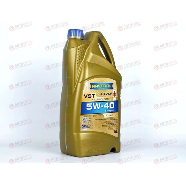 Масло ДВС RAVENOL 5W40 VST SP/SN Plus A3/B4 MB229.5/229.3/226.5 RN 0700/0710 VW 502.00/505.00 GM-LL-B-025 5л
