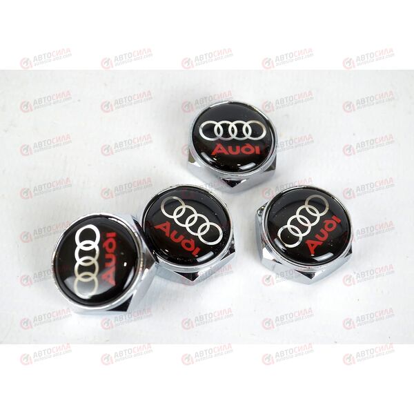 Болт крепления номерного знака AUDI металлик (4 шт) AV